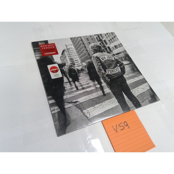Bon Jovi Forever Vinyl LP Red & Clear Split Target Exclusive New Sealed 2024 - Picture 4 of 4